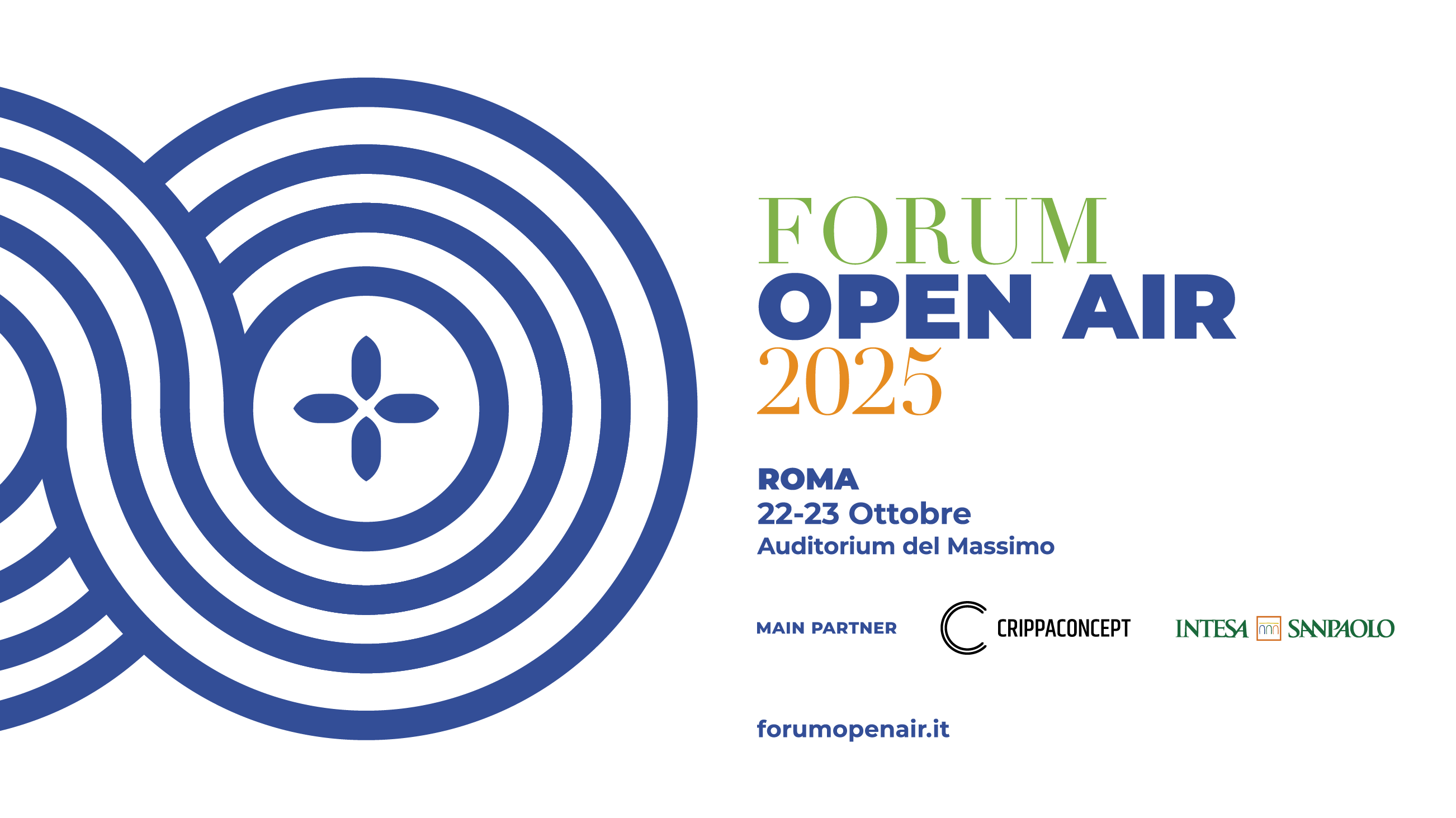 Il futuro dell’ospitalità Open Air ti aspetta a Roma!  <BR> Il 22 e 23 ottobre 2025 torna il Forum Open Air di FAITA Federcamping: il punto d’incontro dove il turismo all’aria aperta anticipa i cambiamenti, esplora le tendenze e costruisce nuove opportunità.<BR> Anche quest’anno saremo ospitati nella prestigiosa cornice dell’Auditorium del Massimo, a Roma: una location funzionale e accogliente che farà da sfondo a due giornate di confronto, idee e condivisione.